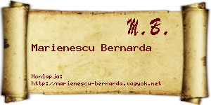 Marienescu Bernarda névjegykártya